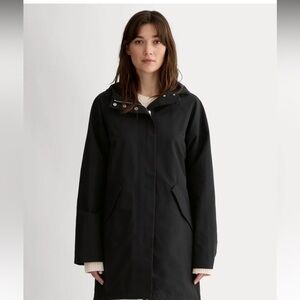Everlane The Anorak coat/rain jacket navy